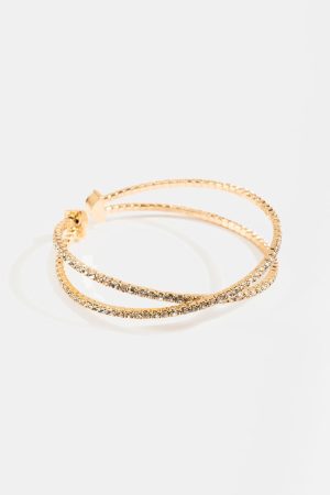Sonya CZ Cup Chain Cuff