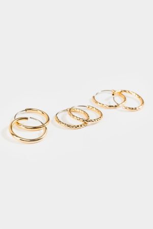 Kennedi Textured Hoop Set
