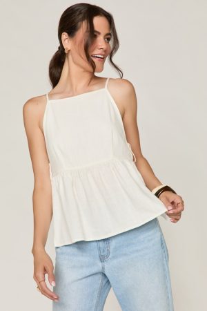 Claire Side Tie Sleeveless Top