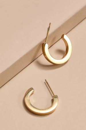 Sally Stainless Steel Hoop Earrings