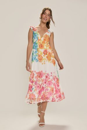 Melinda Floral Midi Dress