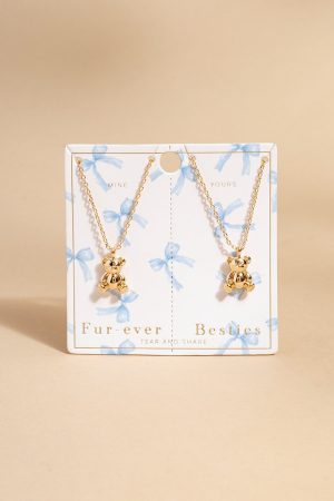 Fur Ever Besties Necklace Set
