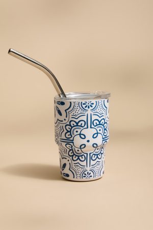 Blue Tile 2oz Tumbler