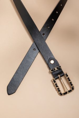 Shelly Buckle Chain Belt