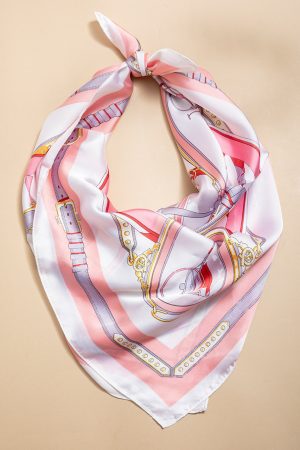 Lacey Satin Scarf