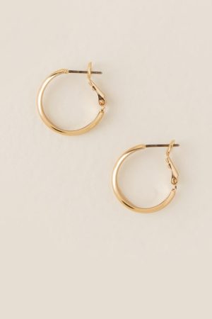 Eda Small Gold Hoop Earrings