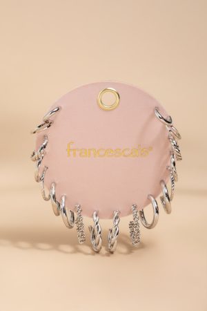 Esme Silver Hoop Earring Pack