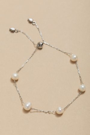 Eva Pearl Station Strand Bracelet