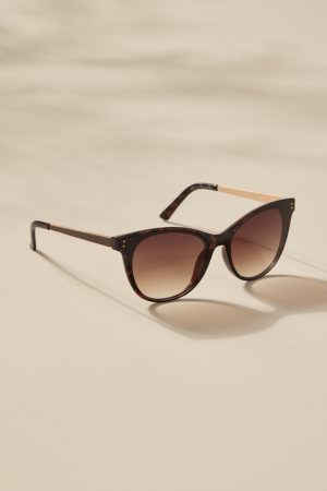 Zoey Rounded Cat Eye Sunglasses