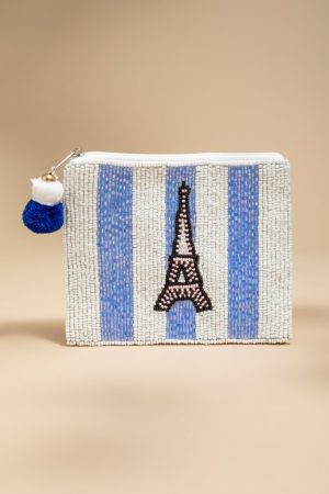Paris Seed Beaded Pouch