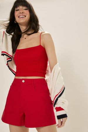 Phoebe Patch Pocket Shorts