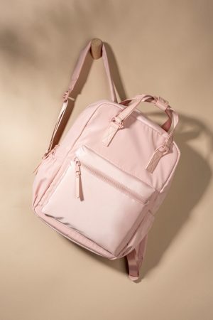 Lorie Nylon Front Pocket Backpack