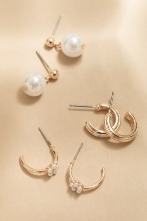 Margie Mixed Style Earrings Set