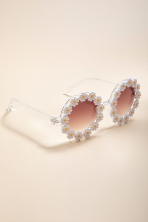 Sarah Round Daisy Sunglasses