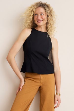 Clare Back Tie Tank Top