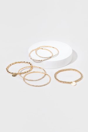 Tiana Cupchain Stretch Bracelet Set