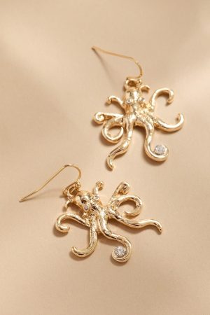Courtney Octopus Drop Earrings