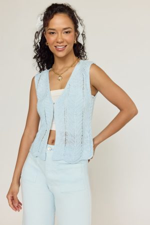 Millie Pointelle Sweater Tank