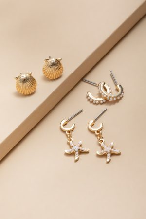 Maria Sea Life Earring Set