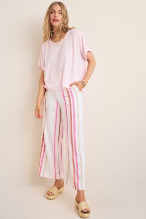 Lisa Striped Culotte Pants