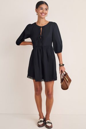 Viola Tie Front Mini Dress
