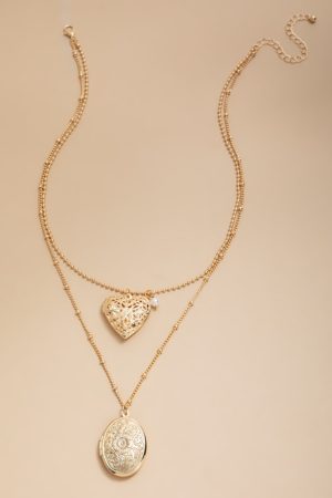 Stella Double Pendant Necklace