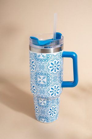 Tile Print 40oz Tumbler