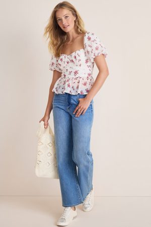 Nora Floral Corset Blouse