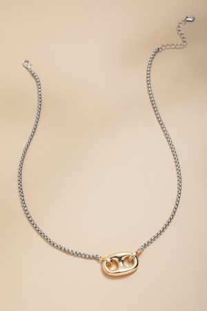 Maya Pop Tab Pendant Necklace