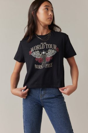 Hello Franki World Tour Graphic Tee for girls
