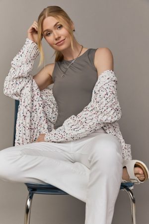 yummi by francesca's High Neck Tank Top