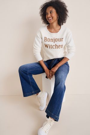 Bonjour Witches Pullover Sweater