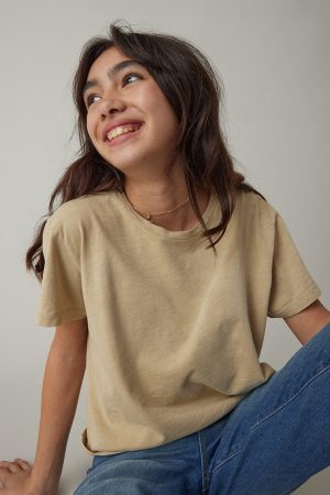 Hello Franki Olivia Short Sleeve Slub T-Shirt for girls