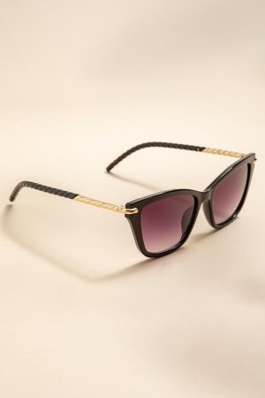 Christy Twisted Handle Cateye Sunglasses