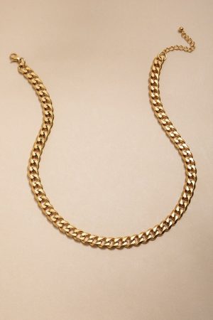 Maria Curb Chain Necklace