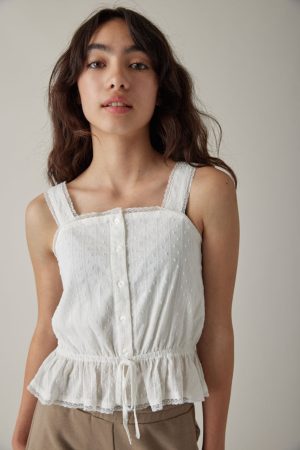 Hello Franki Heirloom Button Front Tank for girls