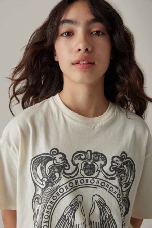 Hello Franki Angel Oversized Grpahic Te for Girls