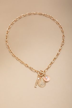 Amelia Nautical Charm Pendant Necklace
