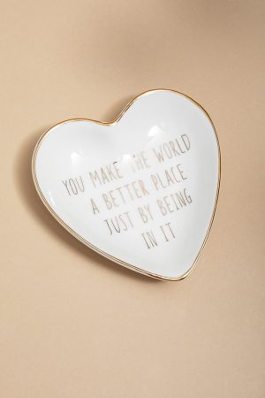 You Make The World A Better Place Trinket Dish