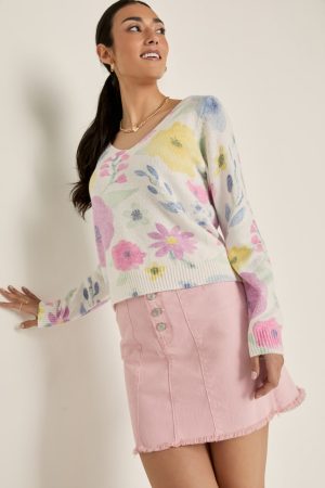 Catherine Denim Mini Skirt